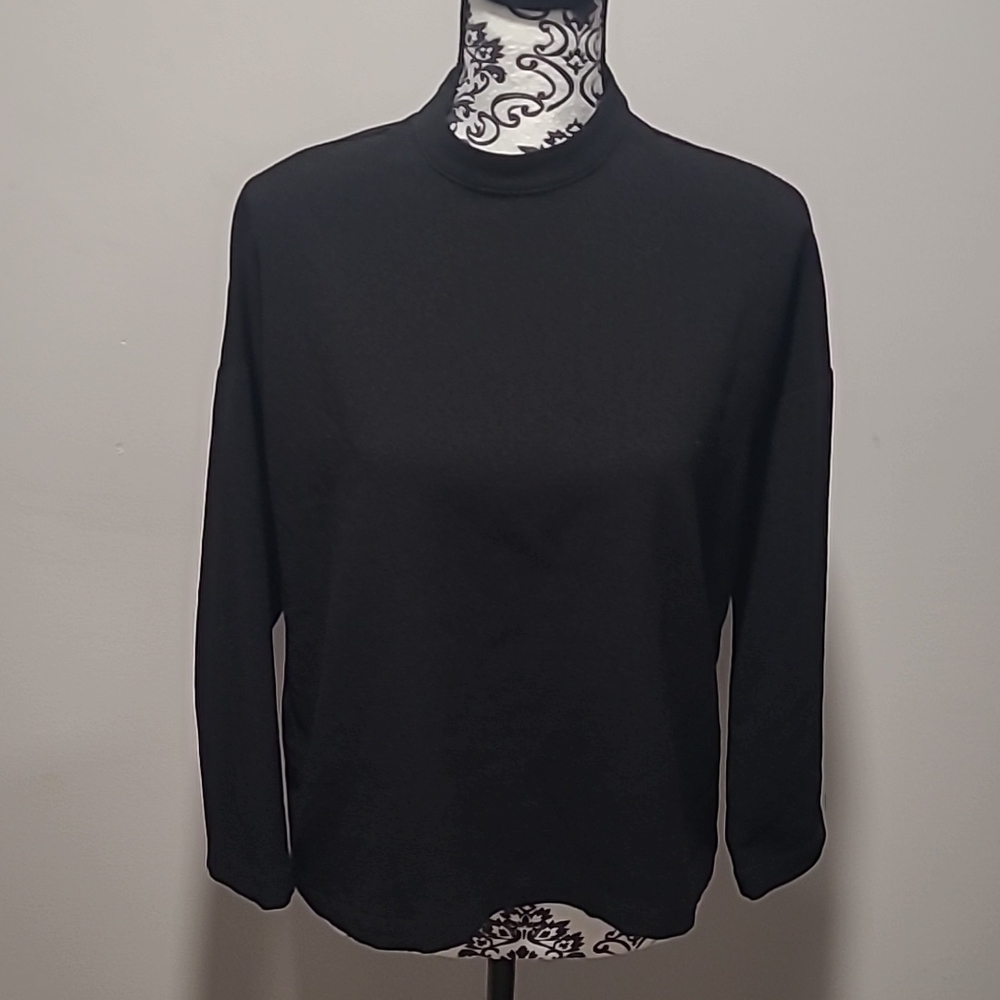 Madewell sz xs black blouse shirt WT144